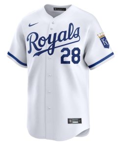 Alternative view of Kyle Isbel Kansas City Royals Nike Home Limited Player Jersey - White