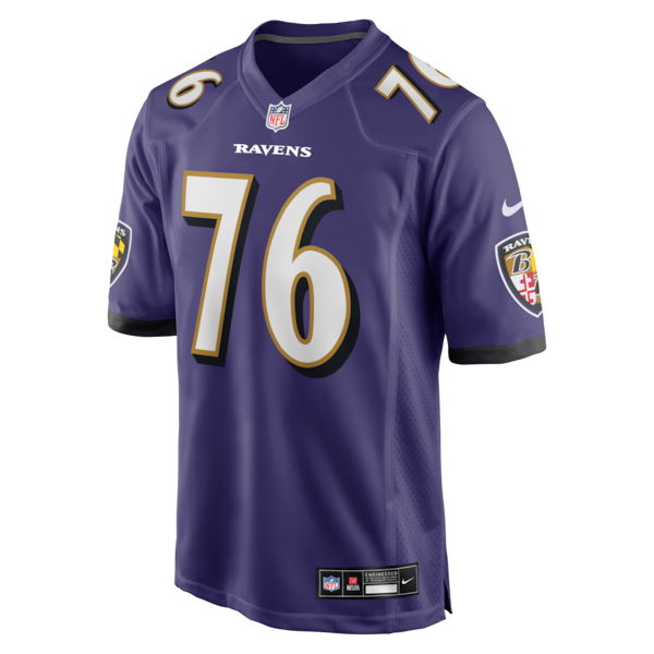 Kenyon Green Baltimore Ravens Nike Team Game Jersey - Purple - Image 2