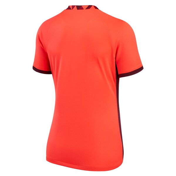 England Women's National Team Nike Women's 2022/23 Away Replica Blank Jersey - Red - Image 3