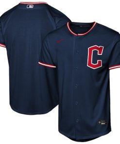 Cleveland Guardians Nike Youth Alternate Replica Jersey - Navy
