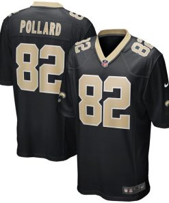 Bob Pollard New Orleans Saints Nike Game Retired Player Jersey - Black