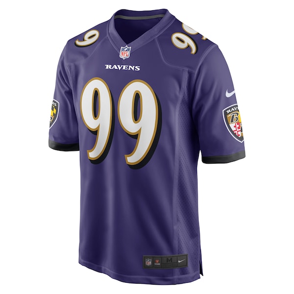 Odafe Oweh Baltimore Ravens Nike Game Player Jersey - Purple - Image 2