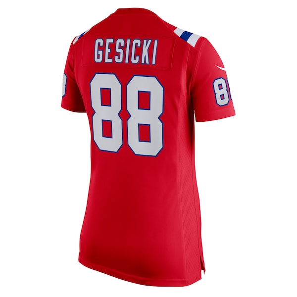 Mike Gesicki New England Patriots Nike Women's Alternate Game Jersey - Red - Image 3
