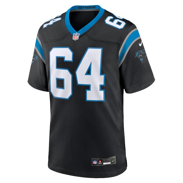 Justin McCray Carolina Panthers Nike Team Game Jersey - Black/Blue - Image 3