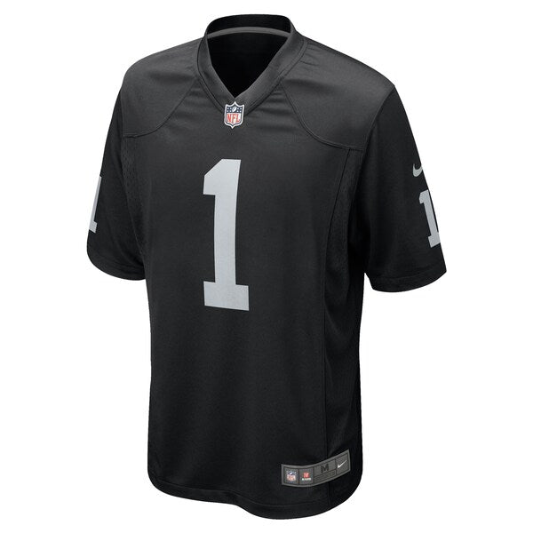 Number 1 Groom Las Vegas Raiders Nike Game Jersey - Black - Image 2