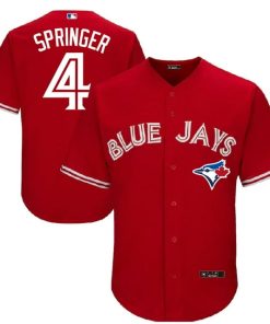 George Springer Toronto Blue Jays Nike Canada Day Replica Jersey - Red