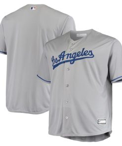 Los Angeles Dodgers Big & Tall Replica Team Jersey - Gray