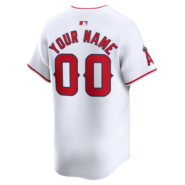 Los Angeles Angels Nike Home Limited Custom Jersey - White - Image 3