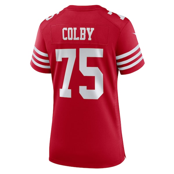 Connor Colby San Francisco 49ers Nike Women's Team Game Jersey - Scarlet - Image 3