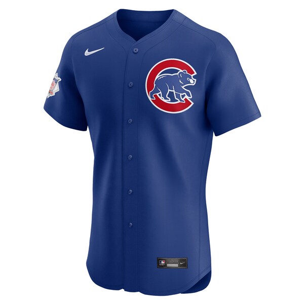 Chicago Cubs Nike Alternate Vapor Premier Elite Patch Jersey - Royal - Image 3