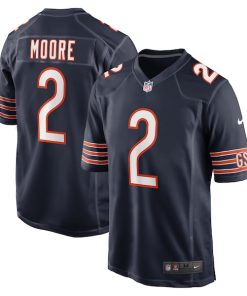 D.J. Moore Chicago Bears Nike Team Color Game Jersey - Navy