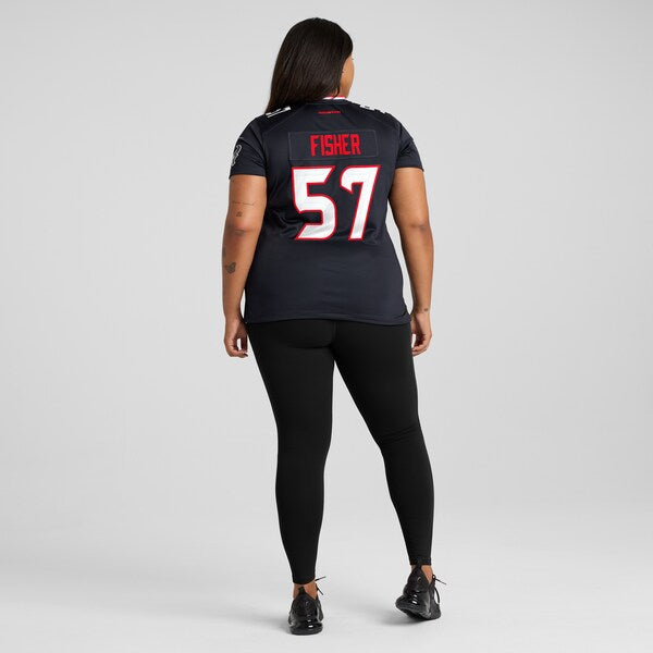 Blake Fisher Houston Texans Nike Women's Team Game Jersey - Navy - Image 7