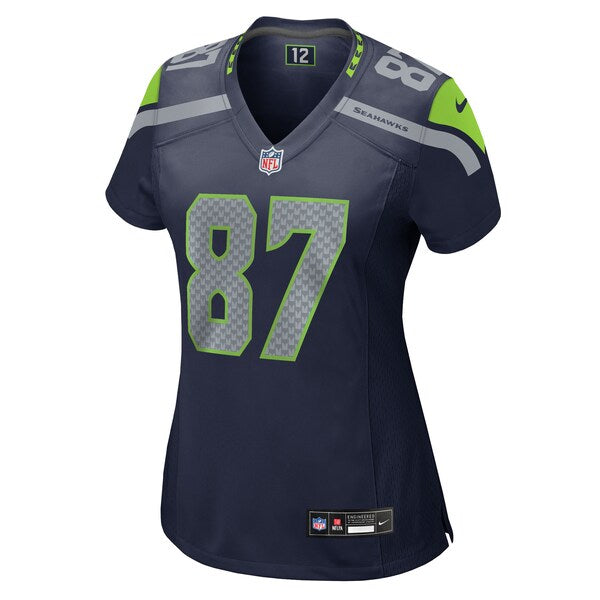 Noah Fant Seattle Seahawks Nike Women's Team Game Jersey - College Navy - Image 3