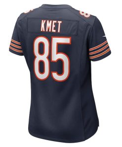 Alternative view of Cole Kmet Chicago Bears Nike Women's Game Jersey - Navy