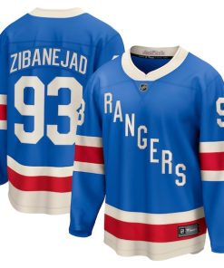 Mika Zibanejad New York Rangers  Centennial Breakaway Jersey - Blue