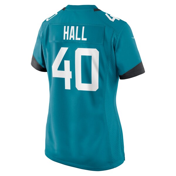 Tyler Hall Jacksonville Jaguars Nike Women's Team Game Jersey - Teal - Image 3