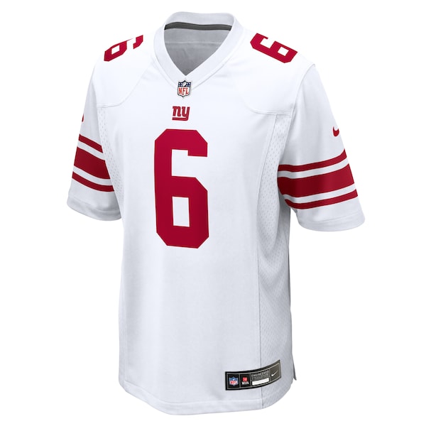 Jaxson Dart New York Giants Nike Preschool Game Jersey - White/Royal/Red - Image 6