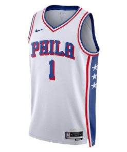 Alternative view of James Harden Philadelphia 76ers Nike Unisex Swingman Jersey - Association Edition - White