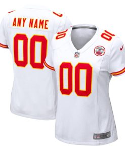 Kansas City Chiefs Nike Women's Custom Game Jersey - White
