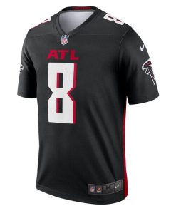 Alternative view of Kyle Pitts Sr. Atlanta Falcons Nike Team  Legend Jersey - Black