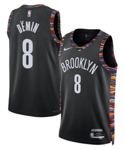 Egor D?min Brooklyn Nets Nike Unisex 2025/26 Swingman Jersey - City Edition - Black