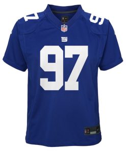 Alternative view of Dexter Lawrence New York Giants Nike Youth Game Jersey - Royal