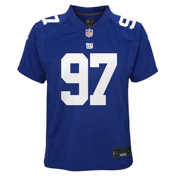 Dexter Lawrence New York Giants Nike Youth Game Jersey - Royal - Image 2