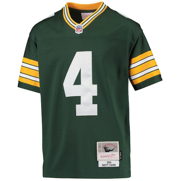 Brett Favre Green Bay Packers Youth 1996 Retired Player Legacy Jersey - Green - Image 2