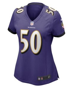 Alternative view of Kyle Van Noy Baltimore Ravens Nike Women's  Game Jersey -  Purple
