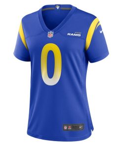 Alternative view of Byron Young Los Angeles Rams Nike Women's Home Game Jersey - Royal