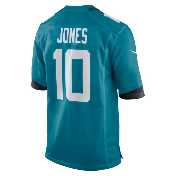 Mac Jones Jacksonville Jaguars Nike Team Game Jersey - Teal - Image 3