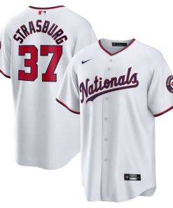 Stephen Strasburg Washington Nationals Nike Home Replica Jersey  - White