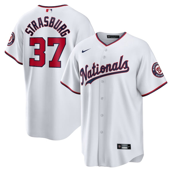 Stephen Strasburg Washington Nationals Nike Home Replica Jersey - White