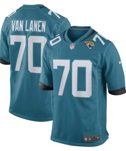 Cole Van Lanen Jacksonville Jaguars Nike Game Player Jersey - Teal