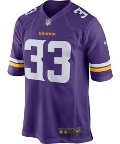 Alternative view of Dalvin Cook Minnesota Vikings Nike Player Game Jersey - Purple