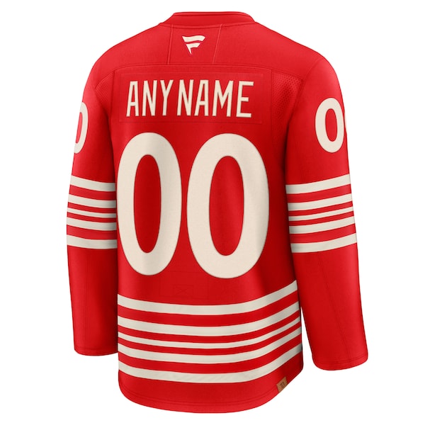Detroit Red Wings Centennial Premium Custom Jersey - Red - Image 3