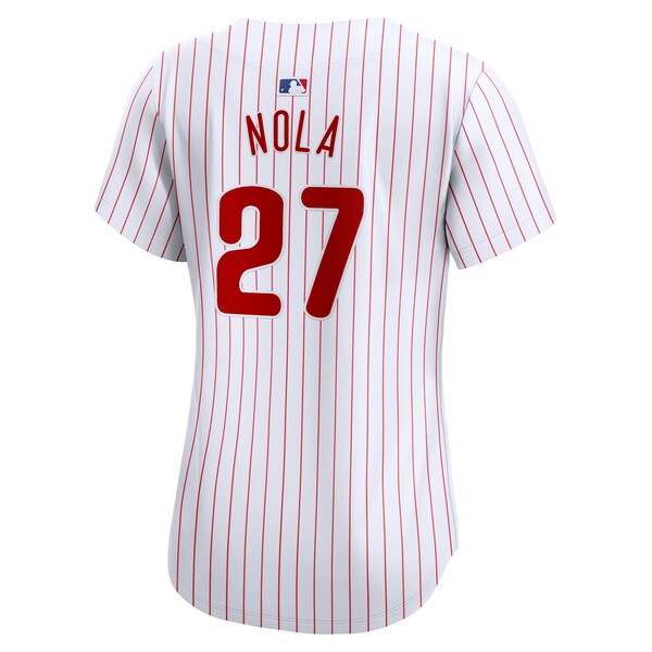 Aaron Nola Philadelphia Phillies Nike Women's Home Limited Player Jersey - White - Image 3