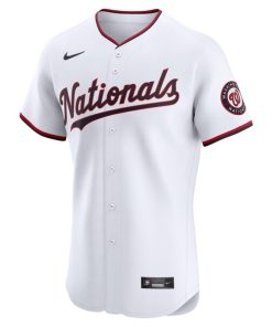 Alternative view of Washington Nationals Nike Home Elite Custom Jersey - White