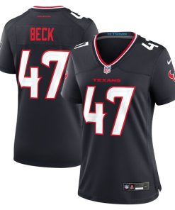 Andrew Beck Houston Texans Nike Women's Team Game Jersey -  Navy