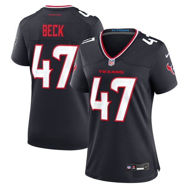 Andrew Beck Houston Texans Nike Women's Team Game Jersey - Navy