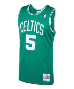 Alternative view of Kevin Garnett Boston Celtics  2001/02 Hardwood Classics Swingman Jersey - Kelly Green