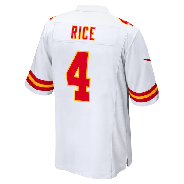 Rashee Rice Kansas City Chiefs Nike Game Jersey - White/Red - Image 4