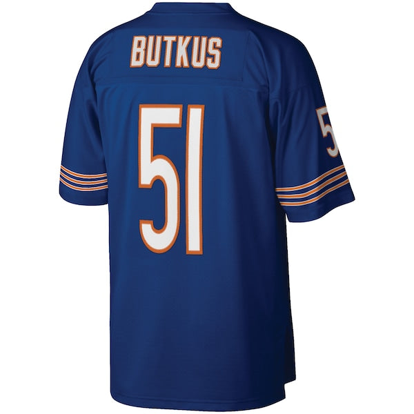Dick Butkus Chicago Bears Retired Player Legacy Replica Jersey - Navy - Image 3