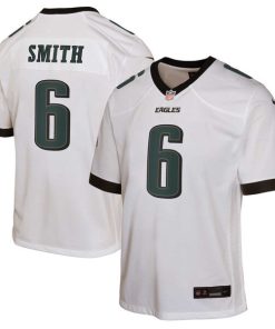 Alternative view of DeVonta Smith Philadelphia Eagles Nike Youth Game Jersey - White
