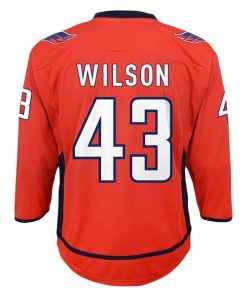 Alternative view of Tom Wilson Washington Capitals Youth Home Replica Player Jersey - Red