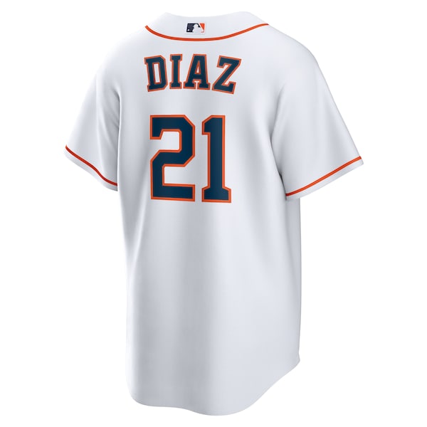Yainer Diaz Houston Astros Nike Home Replica Jersey - White - Image 3