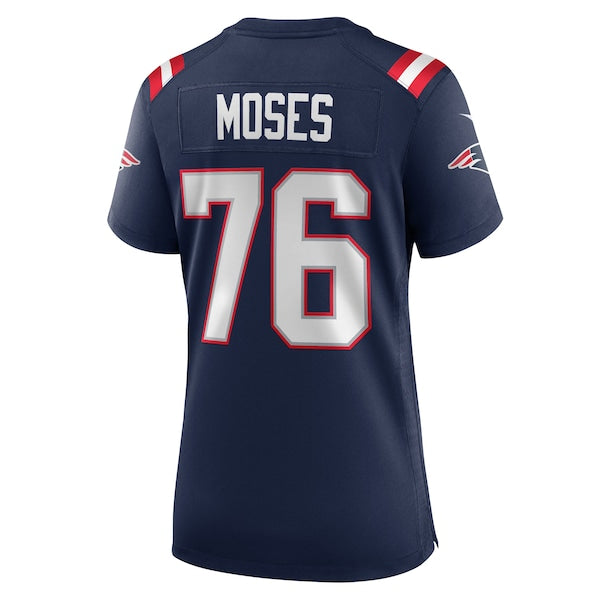 Morgan Moses New England Patriots Nike Women's Team Game Jersey - Navy - Image 3