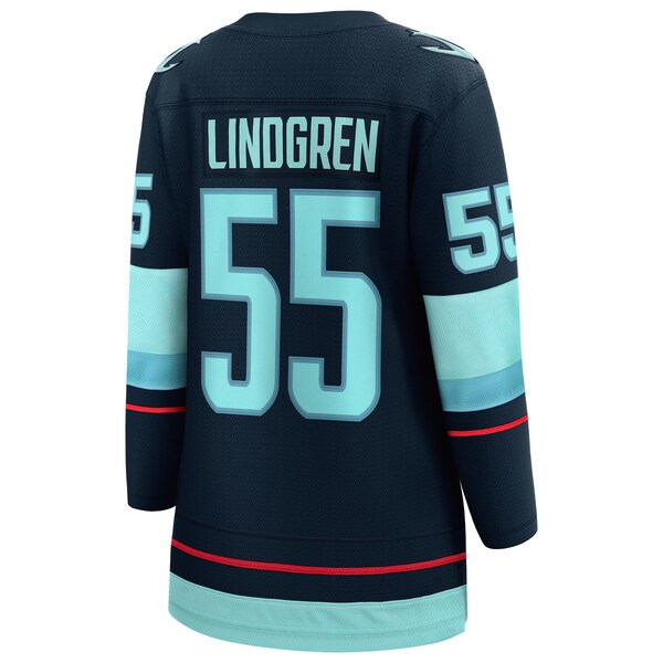 Ryan Lindgren Seattle Kraken Women's Home Breakaway Jersey - Deep Sea Blue - Image 3