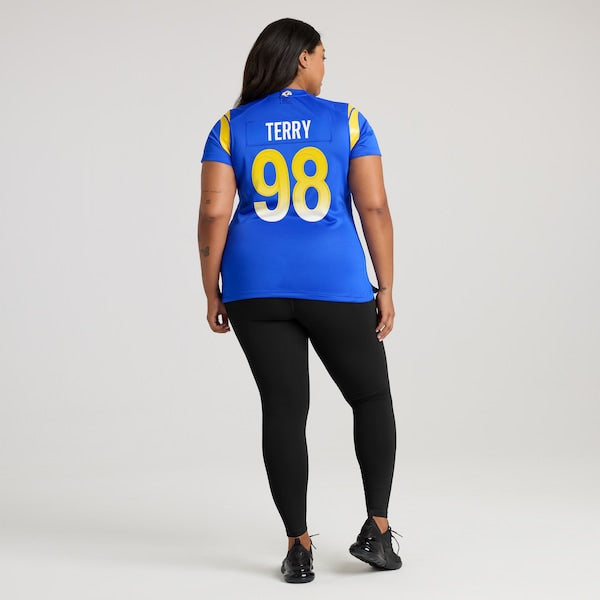 Da'Jon Terry Los Angeles Rams Nike Women's Team Game Jersey - Royal - Image 7