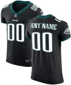 Philadelphia Eagles Nike Vapor Untouchable Custom Elite Jersey - Black
